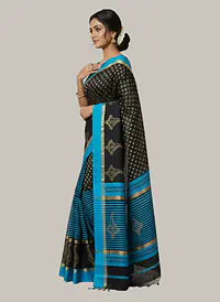 MAHESHWARI HANDLOOM COTTON SILK SAREE - Master