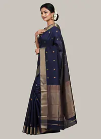 MAHESHWARI HANDLOOM COTTON SILK SAREE - Master