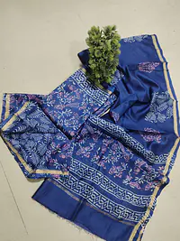 CHANDERI MALWARI SILK SUIT - Master