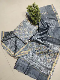 CHANDERI MALWARI SILK SUIT - Master