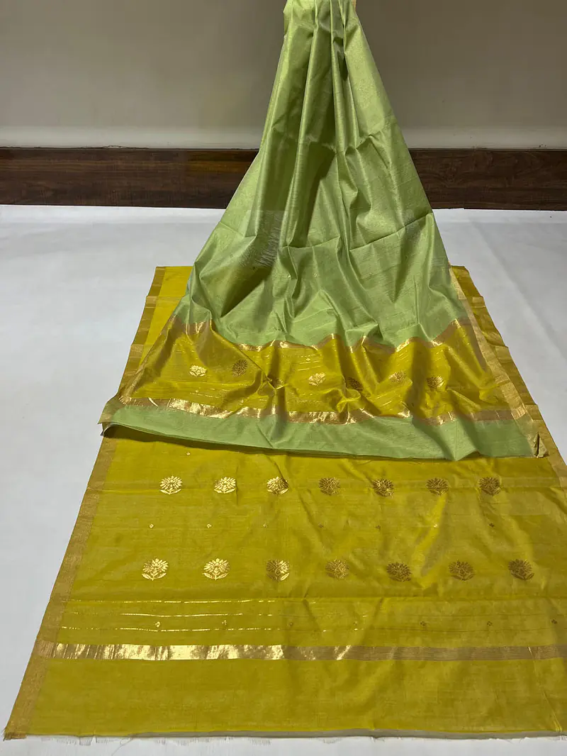 CHANDERI COTTON SILK SUIT - Master
