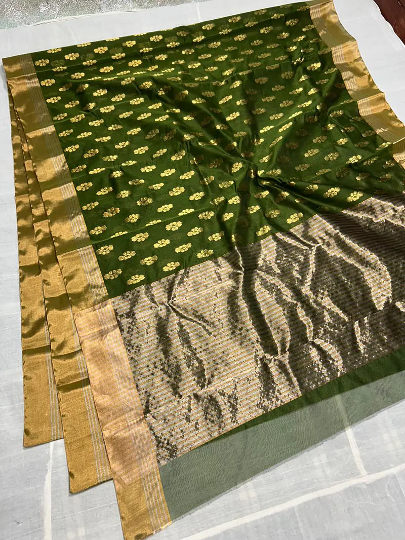 CHANDERI COTTON SILK SAREE - Master
