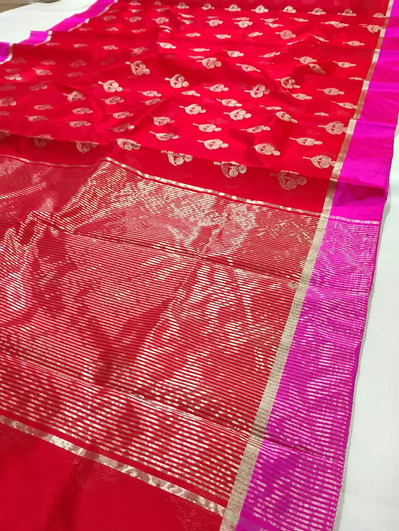 CHANDERI DO PATTI SAREE - Master