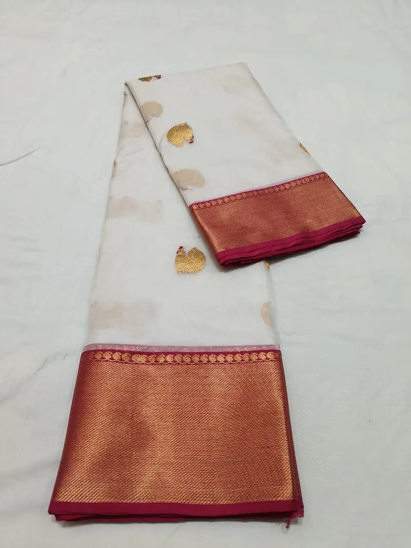 CHANDERI MURGA SAREE - Master