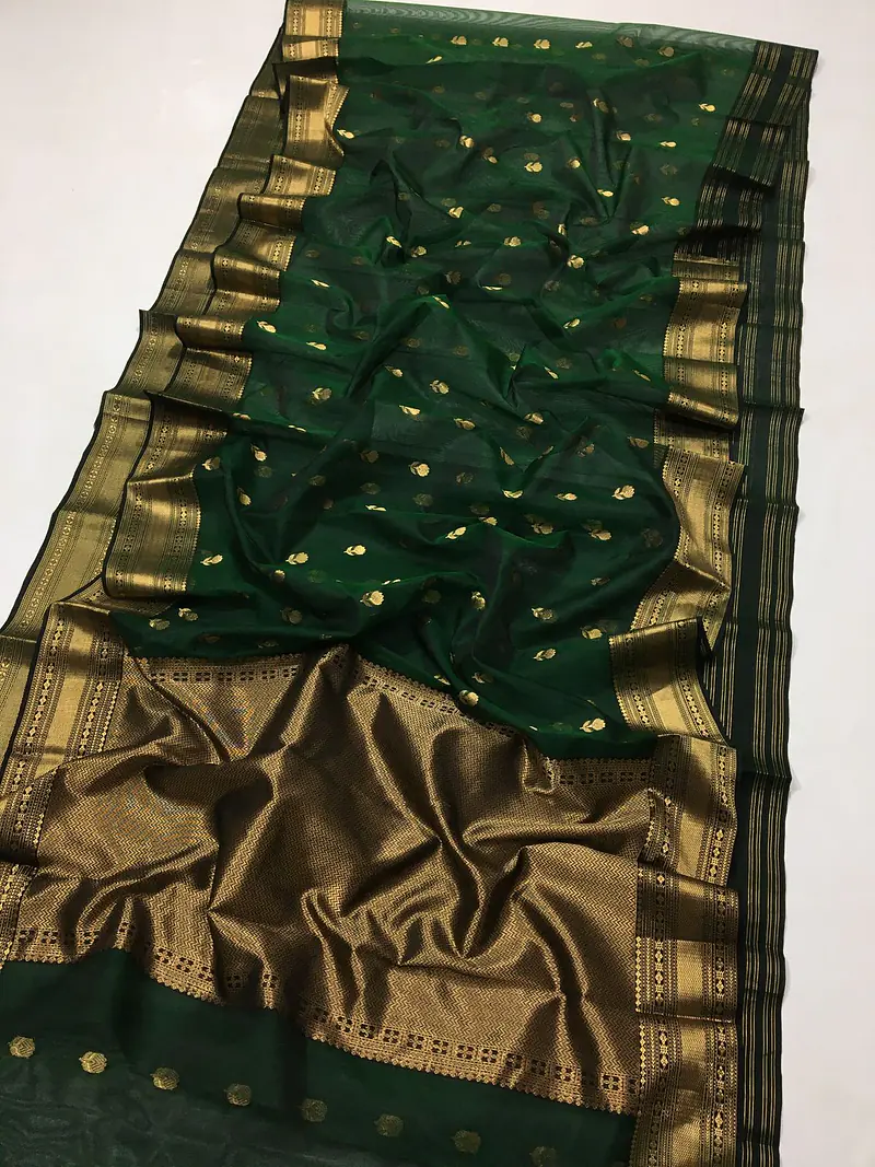 CHANDERI KATTAN ADDA SAREE - Master