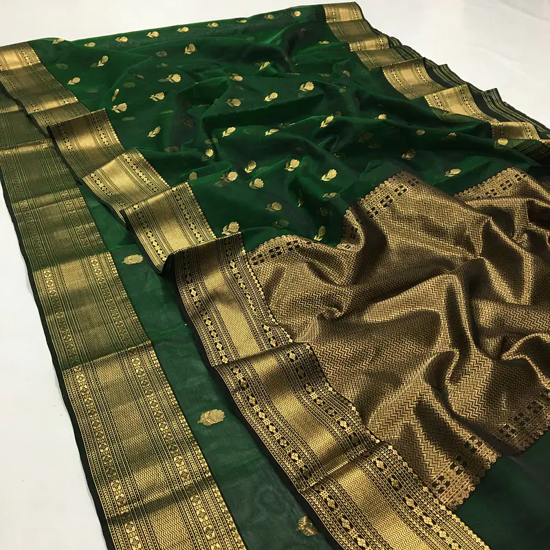 CHANDERI KATTAN ADDA SAREE - Master