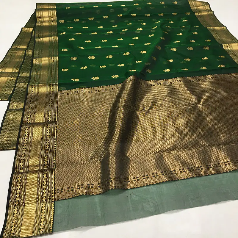 CHANDERI KATTAN ADDA SAREE - Master