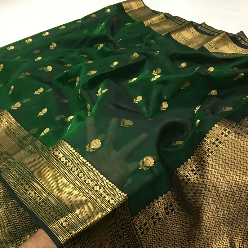 CHANDERI KATTAN ADDA SAREE - Master