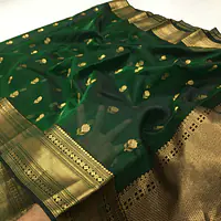 CHANDERI KATTAN ADDA SAREE - Master