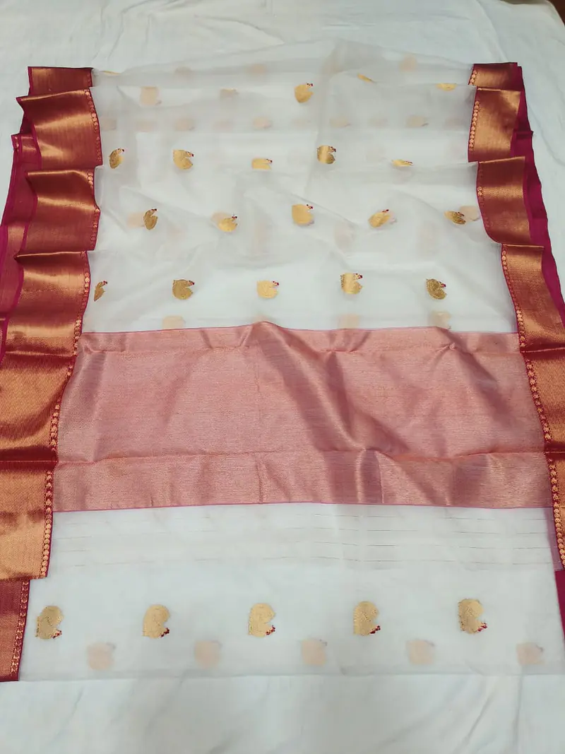 CHANDERI MURGA SAREE - Master