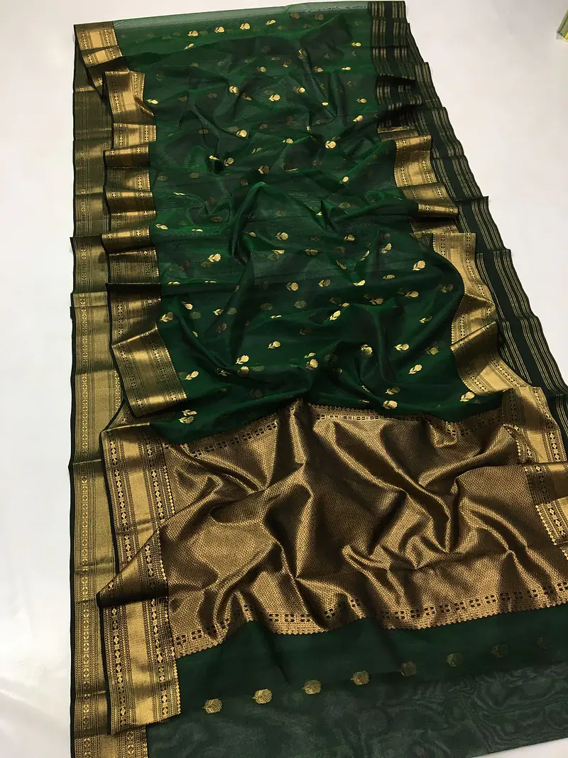 CHANDERI KATTAN ADDA SAREE - Master