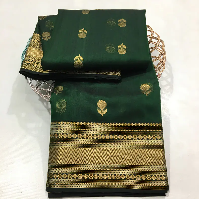 CHANDERI KATTAN ADDA SAREE - Master