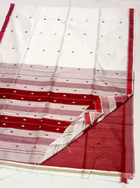 MAHESHWARI HANDLOOM COTTON SILK SAREE - Master