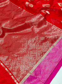 Rosy border Silk Saree - Master