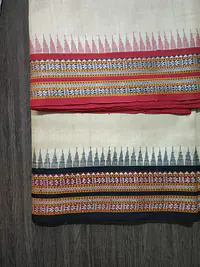 Bhandara Tassar Saree - Master