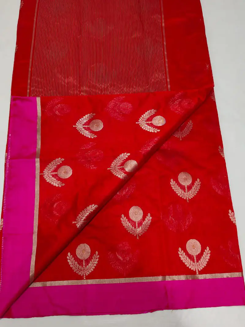 Rosy border Silk Saree - Master