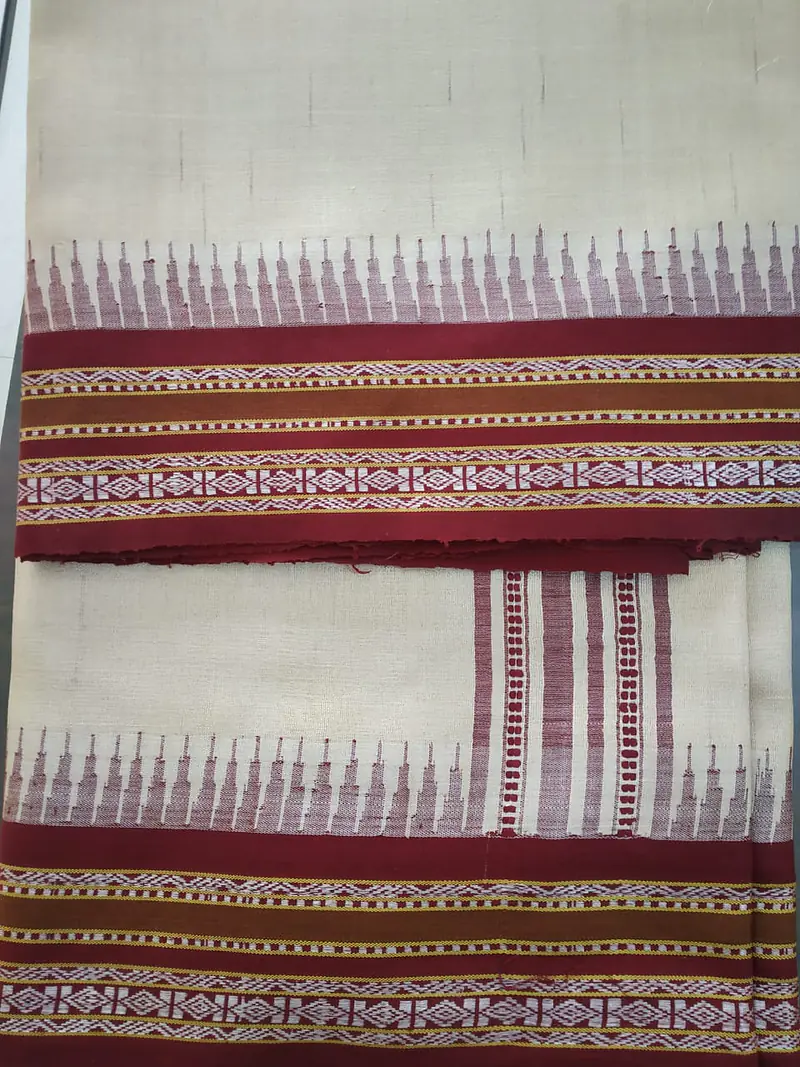 Bhandara Tassar Saree - Master