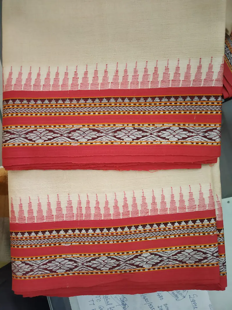 Bhandara Tassar Saree - Master