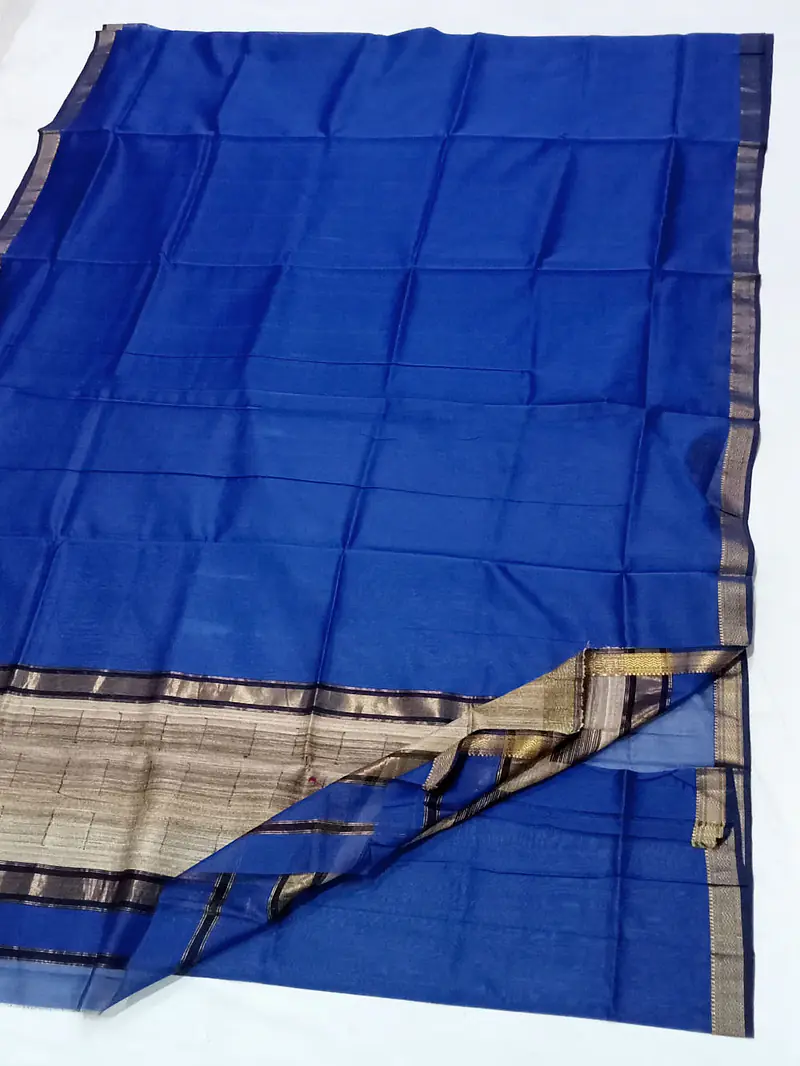MAHESHWARI HANDLOOM COTTON SILK SAREE - Master