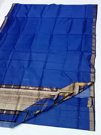 MAHESHWARI HANDLOOM COTTON SILK SAREE - Master