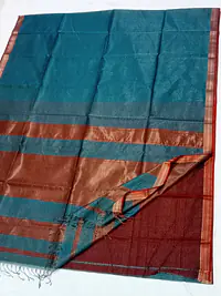 MAHESHWARI HANDLOOM COTTON SILK SAREE - Master