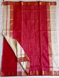 MAHESHWARI HANDLOOM COTTON SILK SAREE - Master