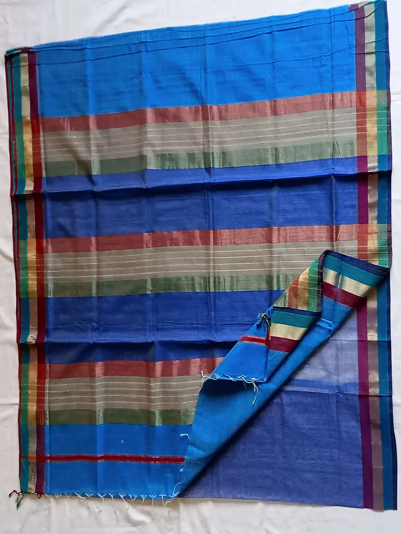 MAHESHWARI HANDLOOM COTTON SILK SAREE - Master