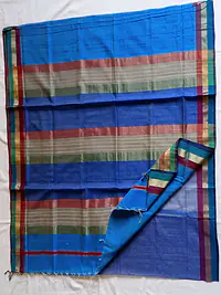 MAHESHWARI HANDLOOM COTTON SILK SAREE - Master