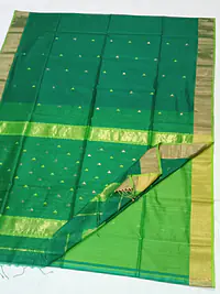 MAHESHWARI HANDLOOM COTTON SILK SAREE - Master