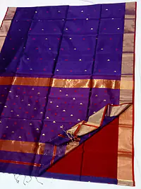 MAHESHWARI HANDLOOM COTTON SILK SAREE - Master