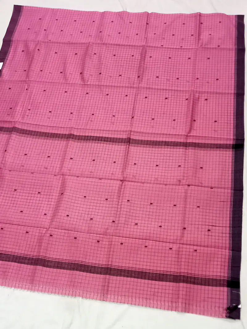 MAHESHWARI HANDLOOM COTTON SILK SAREE - Master