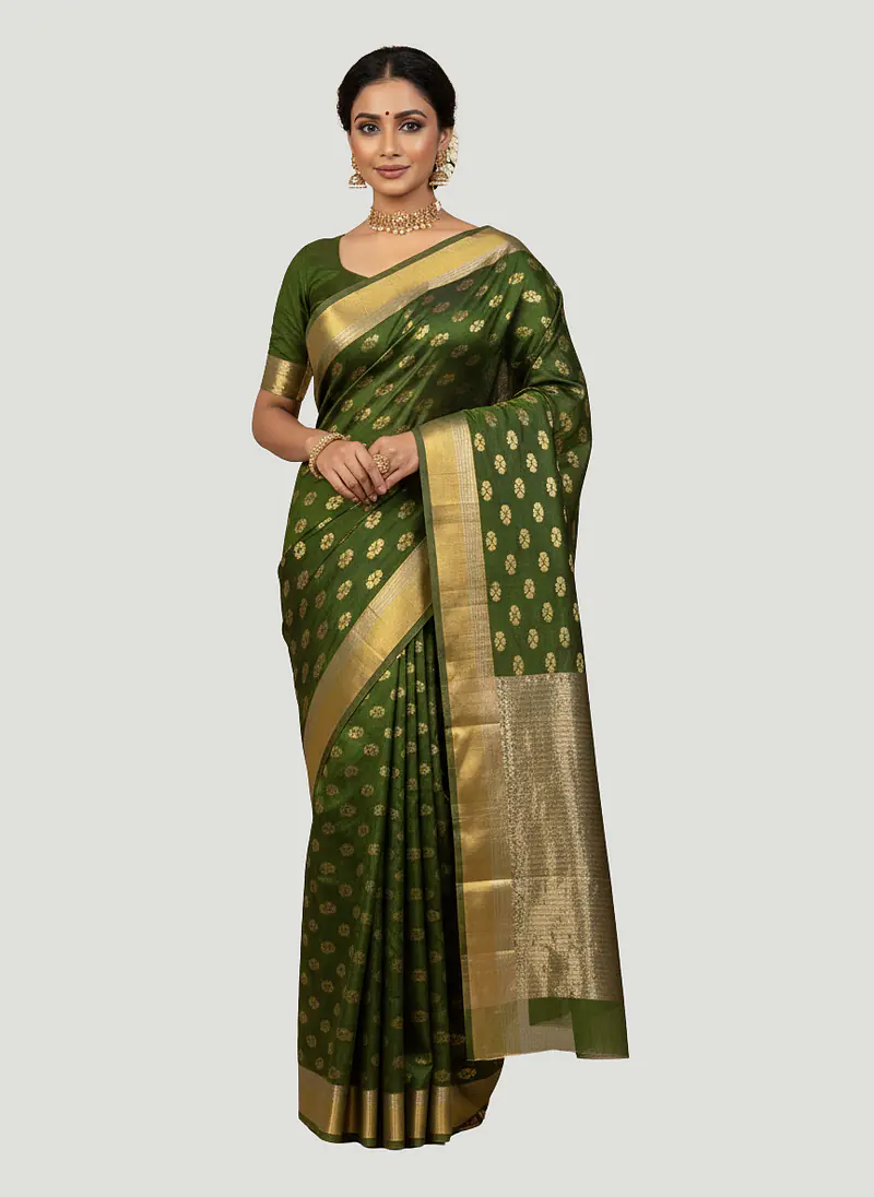 CHANDERI COTTON SILK SAREE - Master