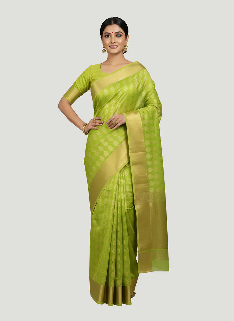 CHANDERI COTTON SILK SAREE - Master