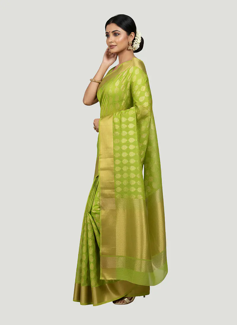 CHANDERI COTTON SILK SAREE - Master