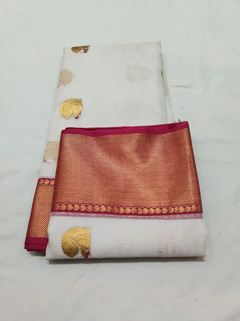 CHANDERI MURGA SAREE - Master