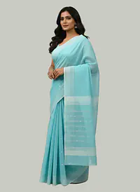MAHESHWARI HANDLOOM COTTON SILK SAREE - Master