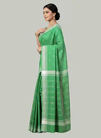 MAHESHWARI HANDLOOM COTTON SILK SAREE - Master