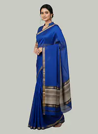 MAHESHWARI HANDLOOM COTTON SILK SAREE - Master