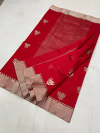 CHANDERI KAMAL BUTTA SAREE - Master